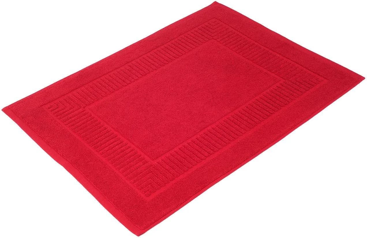 GÖZZE Badematte BIO Frottier Rot 50x70cm