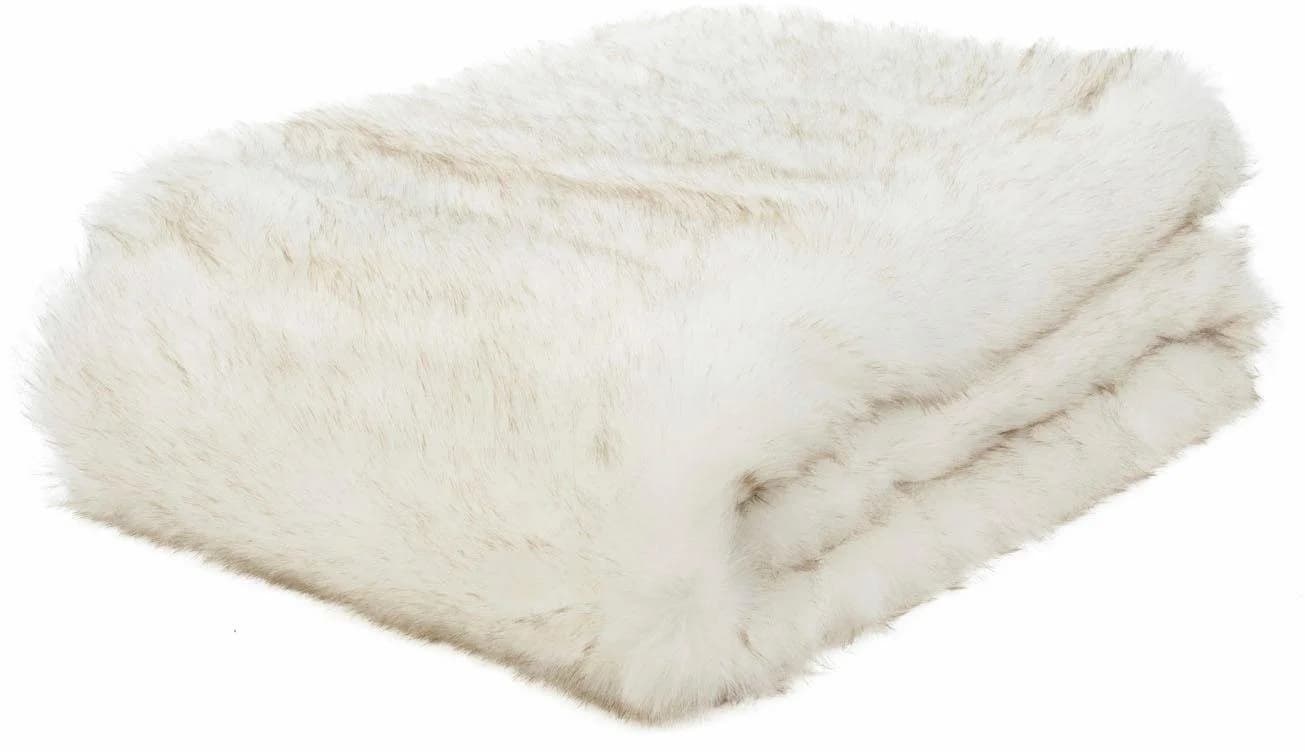 Wohndecke GÖZZE Schneefuchs Creme Kunstfell - Bild 2