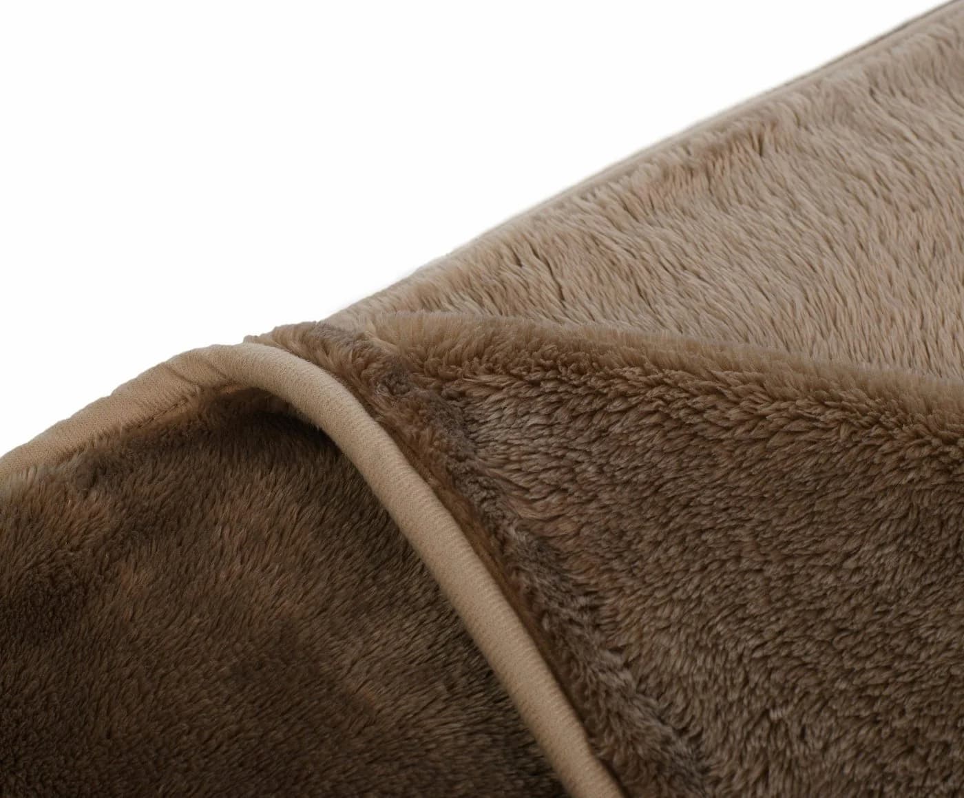 GÖZZE Wohndecke Premium Cashmere Feeling Taupe Polyester - Bild 3