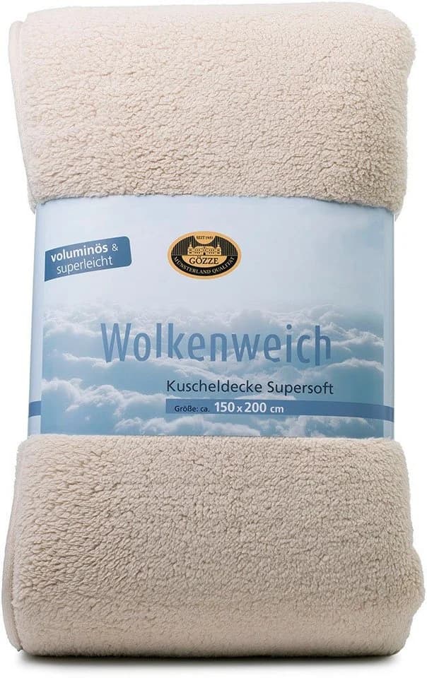 GÖZZE Wohndecke Wolkenweich Camel Polyester - Bild 3