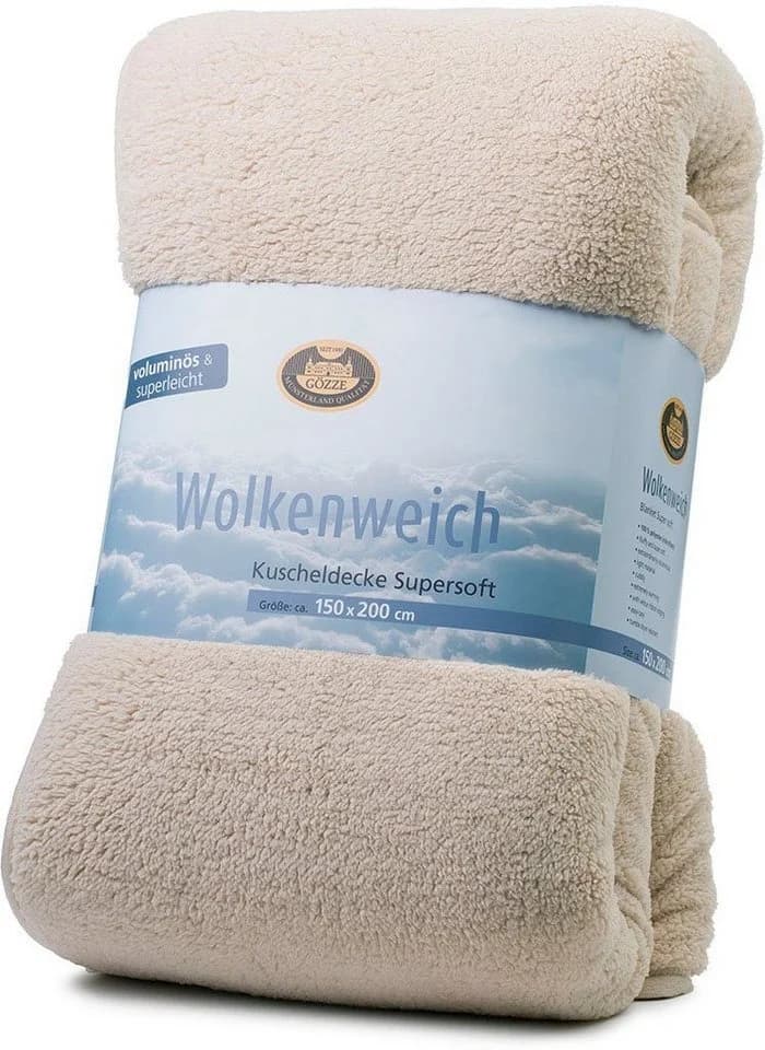 GÖZZE Wohndecke Wolkenweich Camel Polyester - Bild 4