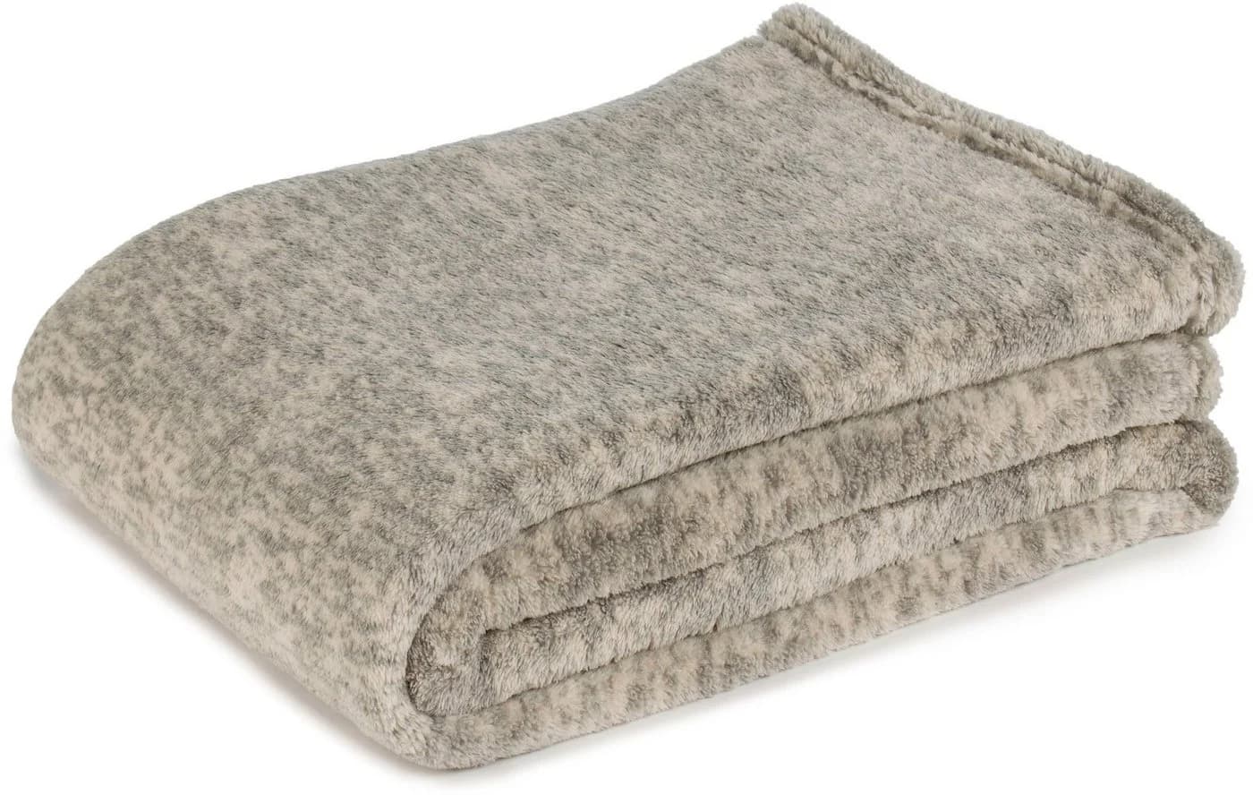 Gözze Wohndecke Alaska Beige Marmorierte Optik Polyester - Bild 2