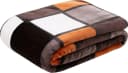GÖZZE Antigua Wohndecke Karo Zimt Taupe Schoko Polyester 150x200 Bild 2