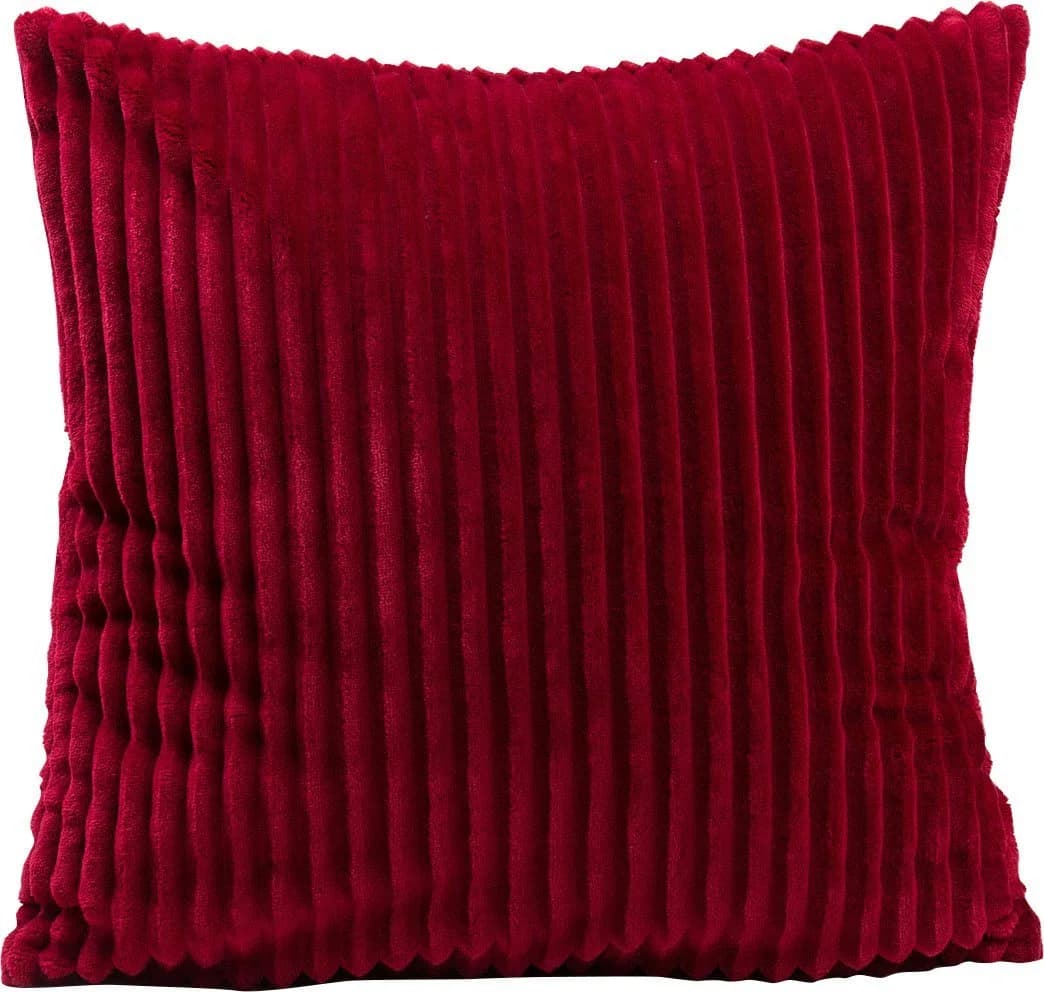 GÖZZE Dekokissen Cord-Optik Karminrot 50x50 cm