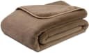 GÖZZE Merino Wendewohndecke Taupe Polyester Kuschelig Bild 1