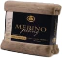 GÖZZE Merino Wendewohndecke Taupe Polyester Kuschelig Bild 4