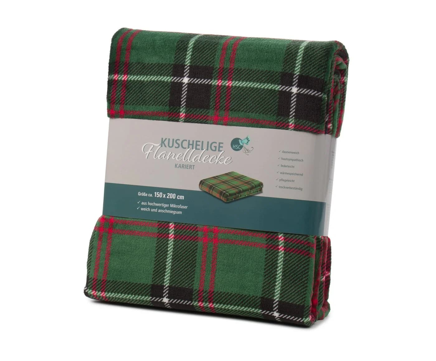 HSC Home-Style-Creation Wohndecke Mikrofaser Flanell Kuscheldecke - Bild 2