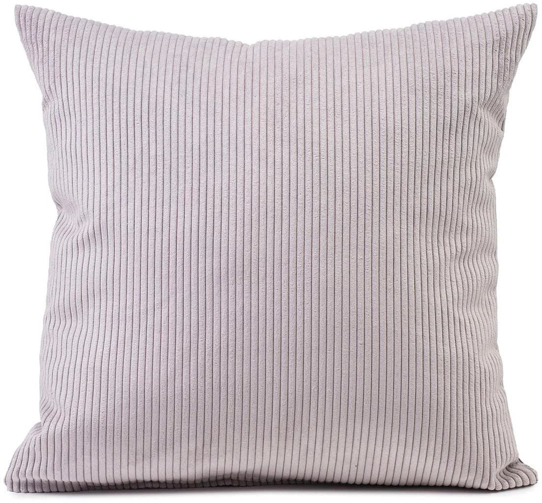 Dekokissen GÖZZE "Capri Cord" Silber Polyester