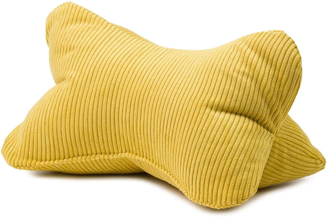 Nackenkissen GÖZZE Capri Cord Senf Polyester Funktionskissen