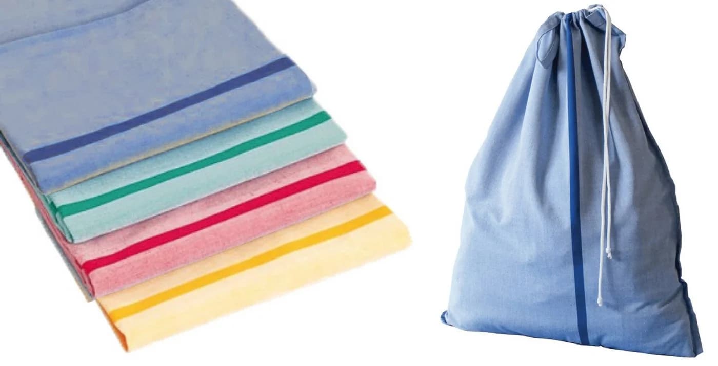 PFLEGE POINT Wäschesack Grün 100% Polyester 50x70cm