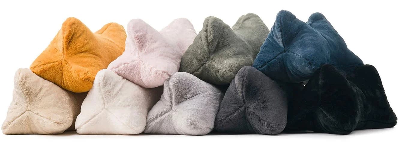 Nackenkissen GÖZZE Uni Flausch Lesekissen LaPit Schwarz Polyester - Bild 5