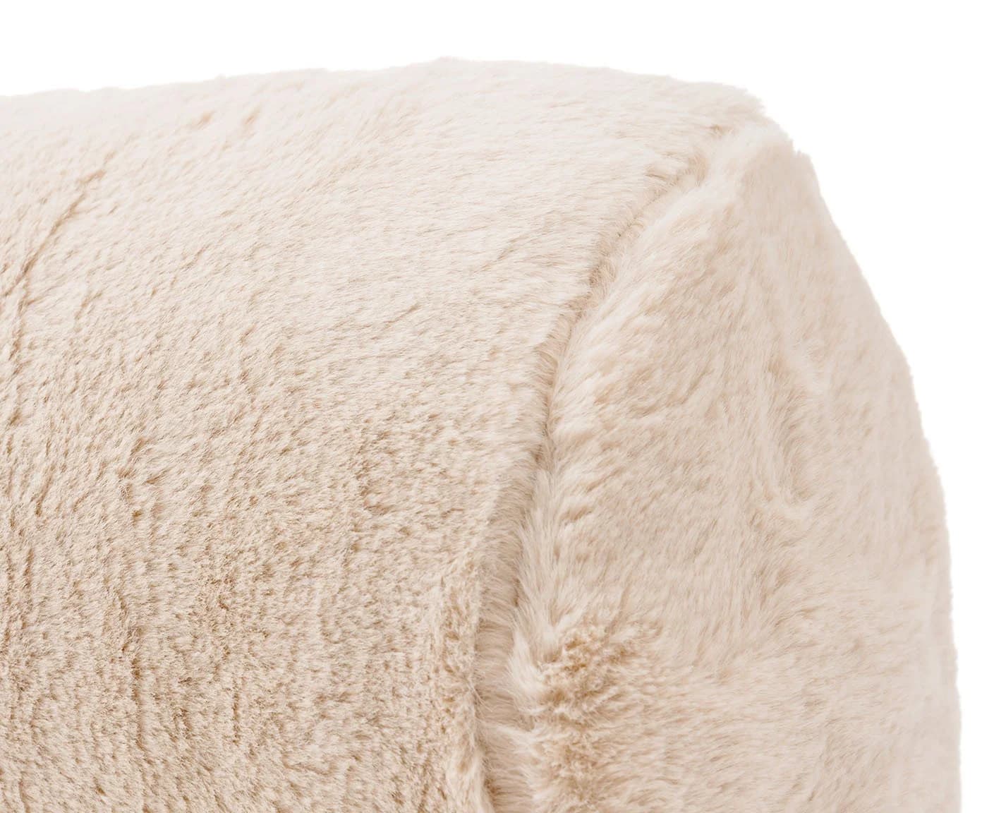 GÖZZE Nackenrolle Creme 60x20x19 cm Polyester Funktionskissen - Bild 3