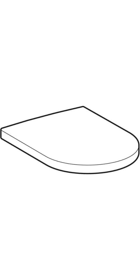 Geberit iCon WC-Sitz 574130000 Weiß Duroplast