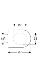 Geberit iCon WC-Sitz 574130000 Weiß Duroplast Bild 2