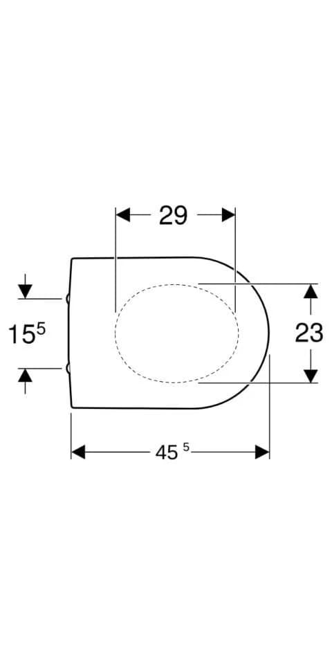 Geberit iCon WC-Sitz 574130000 Weiß Duroplast - Bild 2