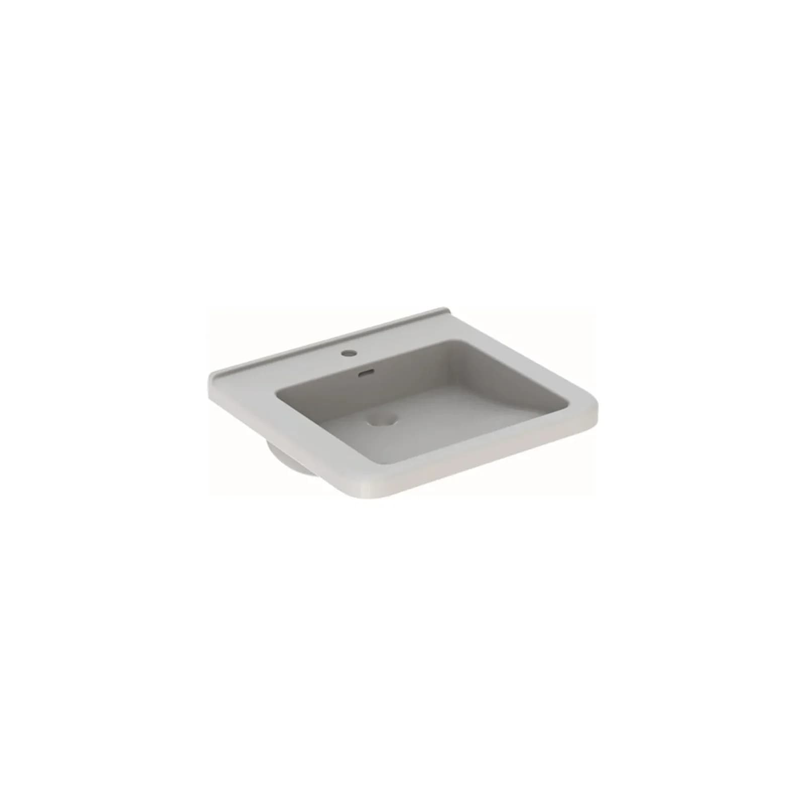 Geberit Renova Comfort Waschtisch 60 x 55 cm Weiß Unterfahrbar