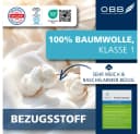 OBB Federkopfkissen 40x80 cm Weiß Allergikerfreundlich Made in Germany Bild 1