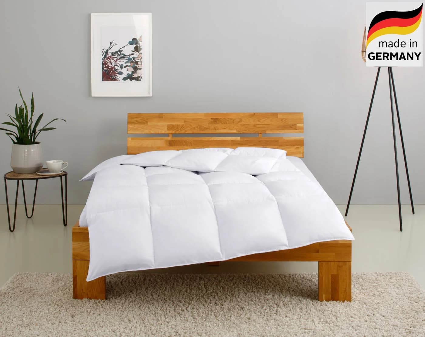 OTTO HOME Federbettdecke RINA Weiß Baumwolle Federn Daunen - Bild 2