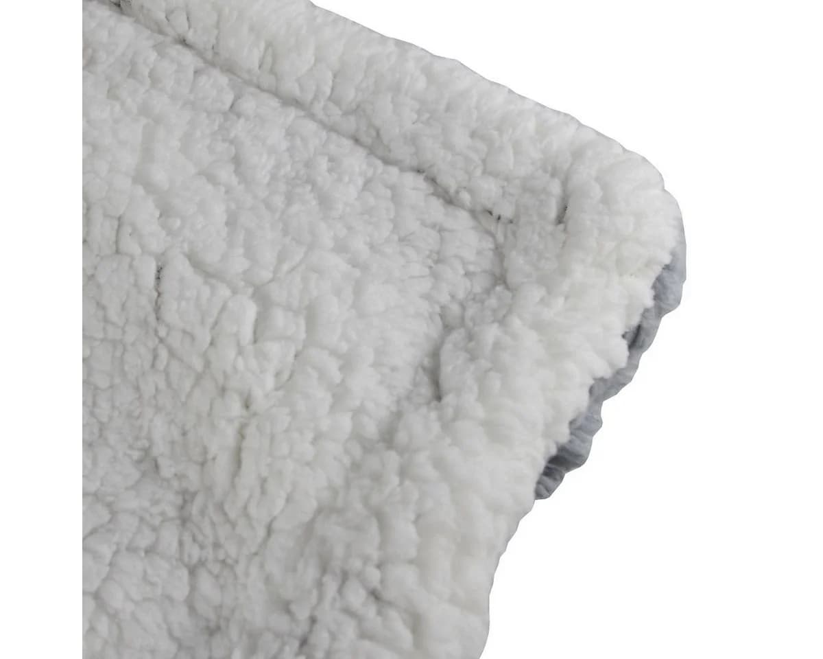 VIVA Wohndecke Kuscheldecke Polyester Lammfelloptik 150x200 cm Herzmotiv - Bild 4