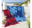 Delindo Lifestyle Strandtuch Tropical SUN XXL 100% Baumwolle Bild 1