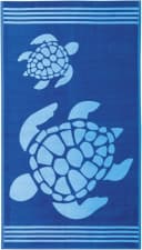 Delindo Lifestyle Strandtuch Tropical TURTLE XXL 100% Baumwolle Jacquard Bild 2