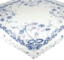 Delindo Lifestyle Mitteldecke Zwiebelmuster Weiß 80x80cm Polyester Bild 2