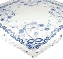 Delindo Lifestyle Mitteldecke Zwiebelmuster Weiß 80x80cm Polyester Bild 4