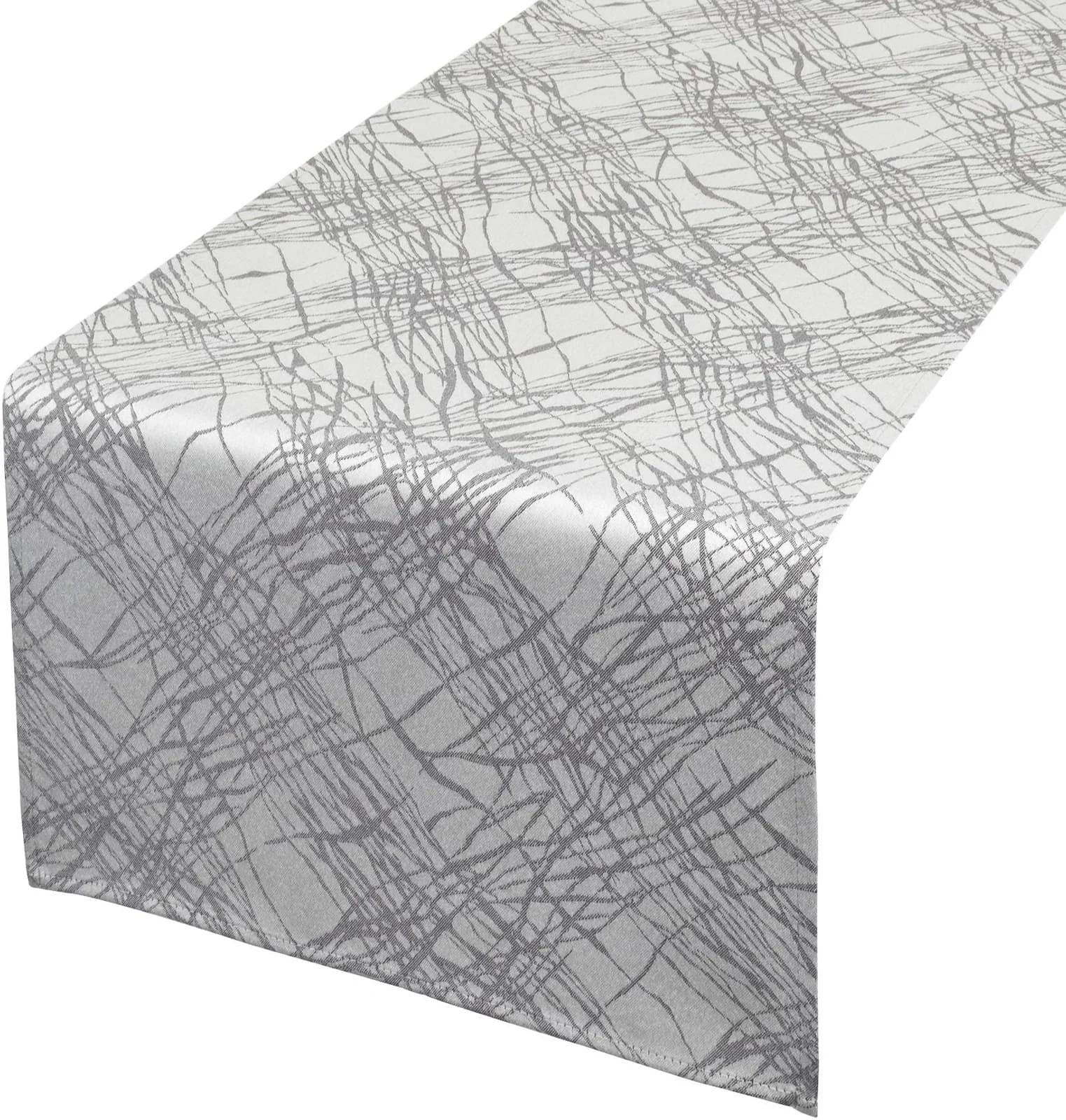 DELINDO LIFESTYLE Tischläufer TENDENCE Anthrazit Polyester Fleckschutz