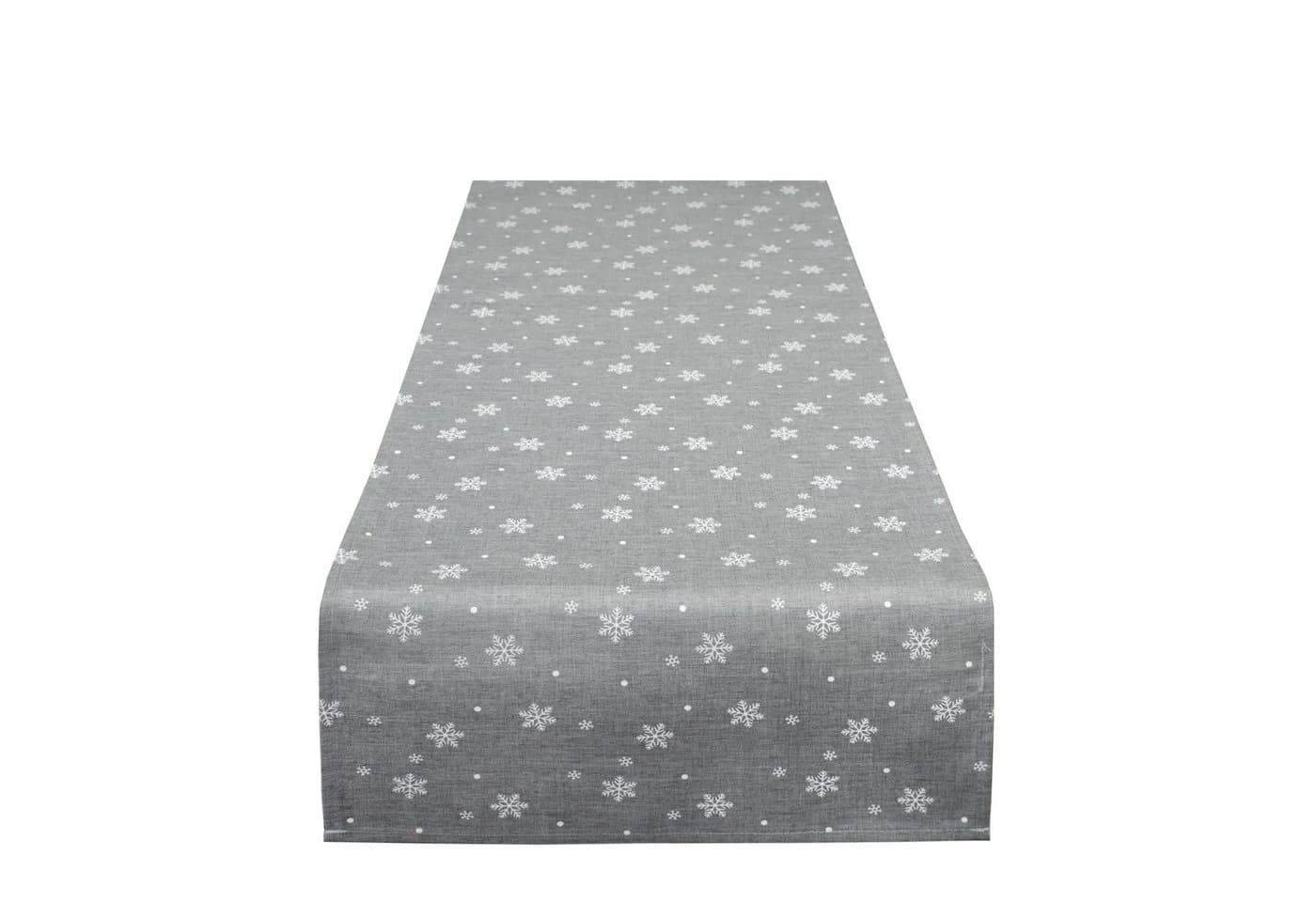 Delindo Lifestyle Tischdecke Sterne Allover Grau - Bild 2