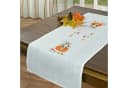 Delindo Lifestyle Kreativset Handarbeits-Tischläufer Kreuzstich Beige Bild 1