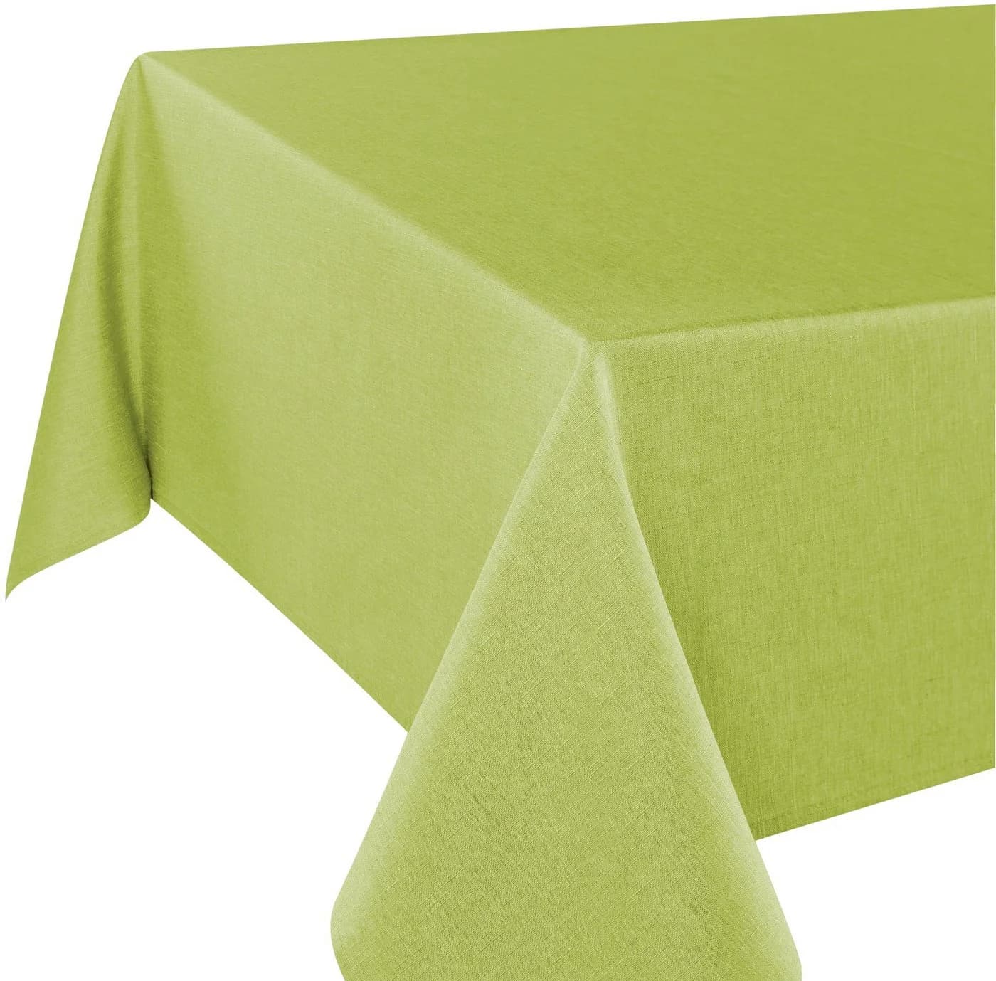 DELINDO LIFESTYLE Tischdecke WIEN Grün Uni Polyester - Bild 2