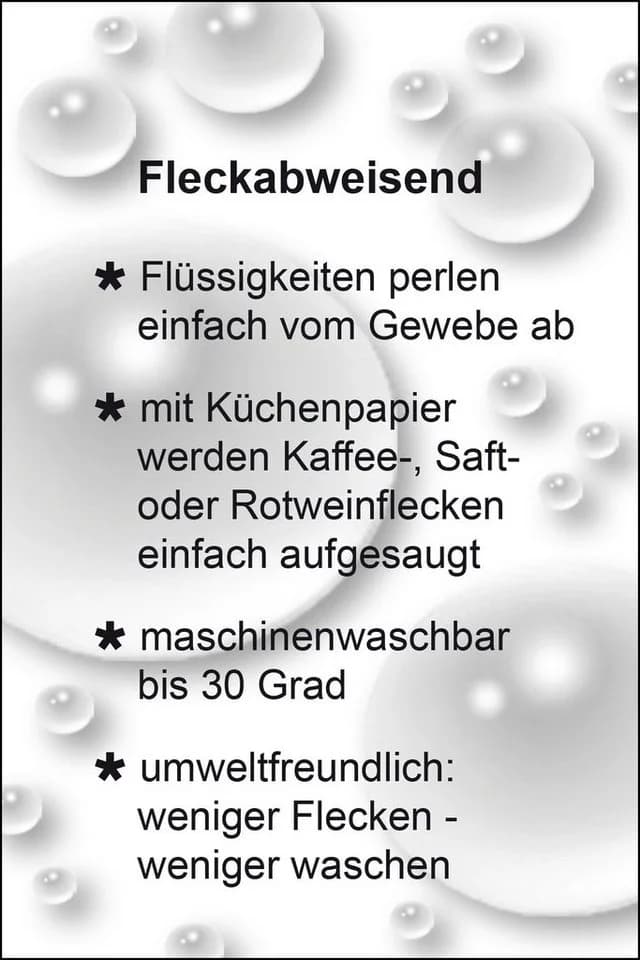 DELINDO LIFESTYLE Tischdecke WIEN Grün Uni Polyester - Bild 3