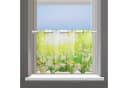 Delindo Lifestyle Scheibengardine Margeriten Grün Voile Bild 2