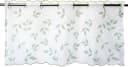 Scheibengardine DELINDO LIFESTYLE "Blätter" Weiß Voile Polyester Bild 2