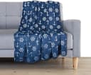 Delindo Lifestyle Wohndecke Nautic Blau Coral Fleece Maritim Bild 2