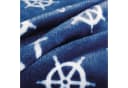 Delindo Lifestyle Wohndecke Nautic Blau Coral Fleece Maritim Bild 4