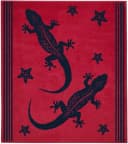 Delindo Lifestyle Strandtuch Tropical GECKO 100% Baumwolle Jacquard XXL Bild 2