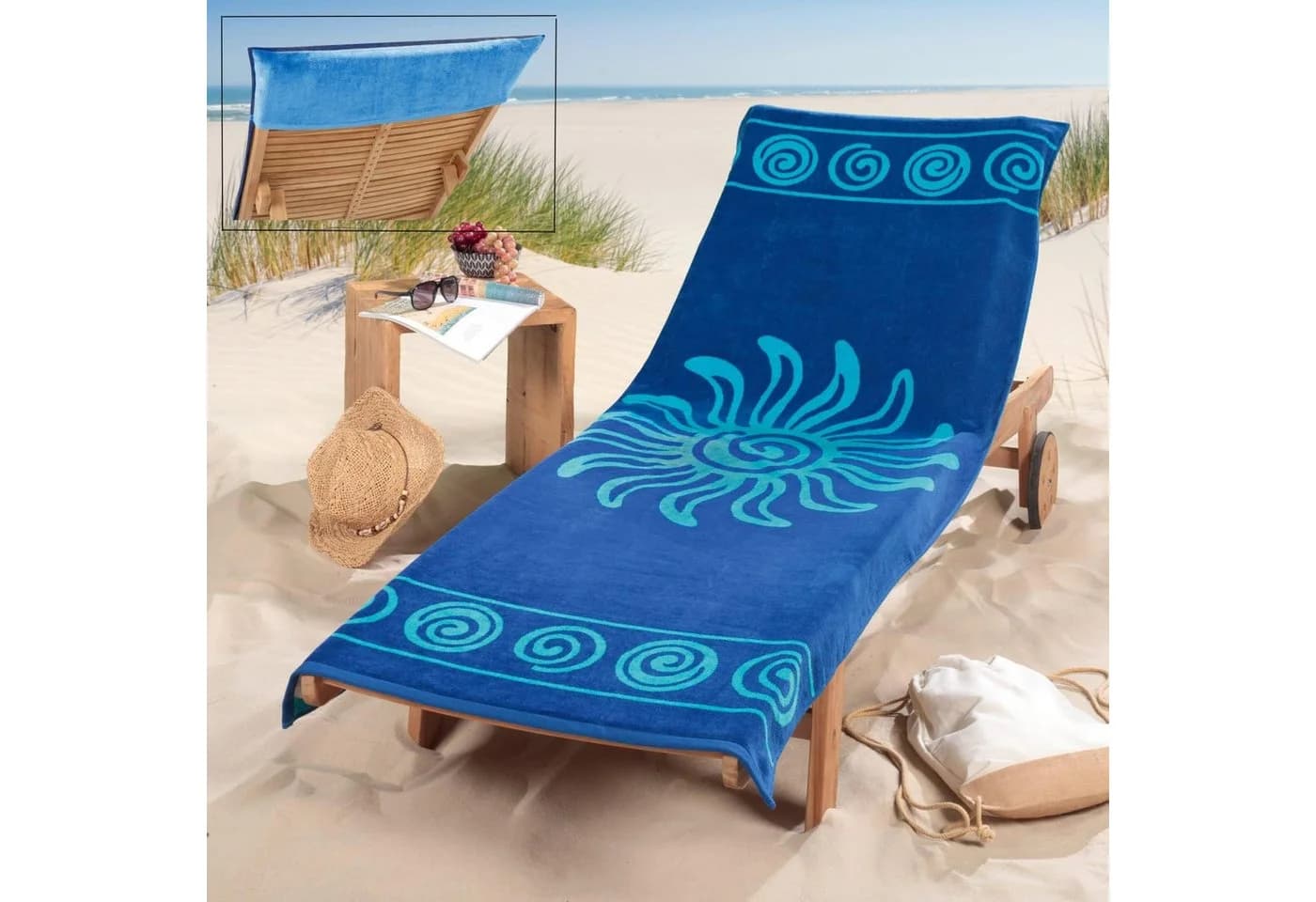Delindo Lifestyle Liegenauflage Tropical Baumwolle Jacquard - Bild 2