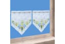 Delindo Lifestyle Scheibengardine Schmetterlinge Stangendurchzug Halbtransparent Bild 1