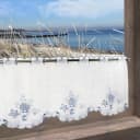 Delindo Lifestyle Scheibengardine Muscheln Weiß Maritim Bild 4