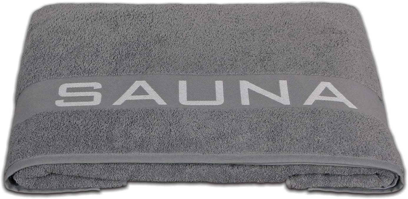 Delindo Lifestyle Saunatuch Colares XXL Grau Baumwolle - Bild 2