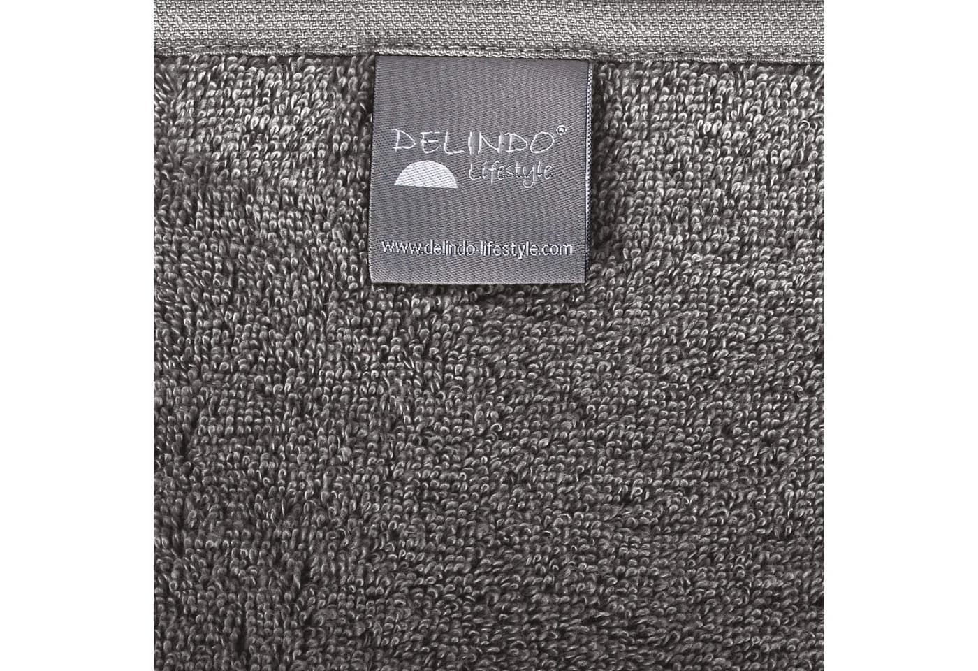 Delindo Lifestyle Saunatuch Colares XXL Grau Baumwolle - Bild 4