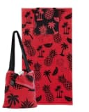 Delindo Lifestyle Strandtuch mit Schultertasche, Frottier Bild 2