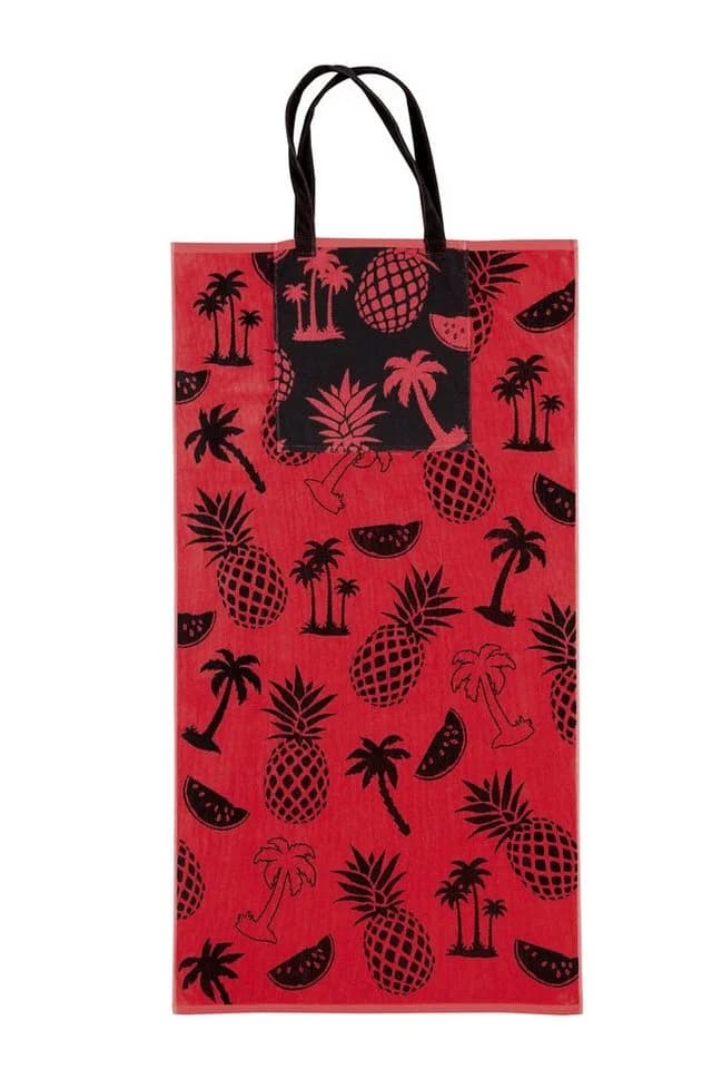 Delindo Lifestyle Strandtuch mit Schultertasche, Frottier - Bild 4