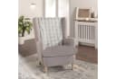 Delindo Lifestyle Sesselschoner Kuscheliger Webpelz Grau Bild 1