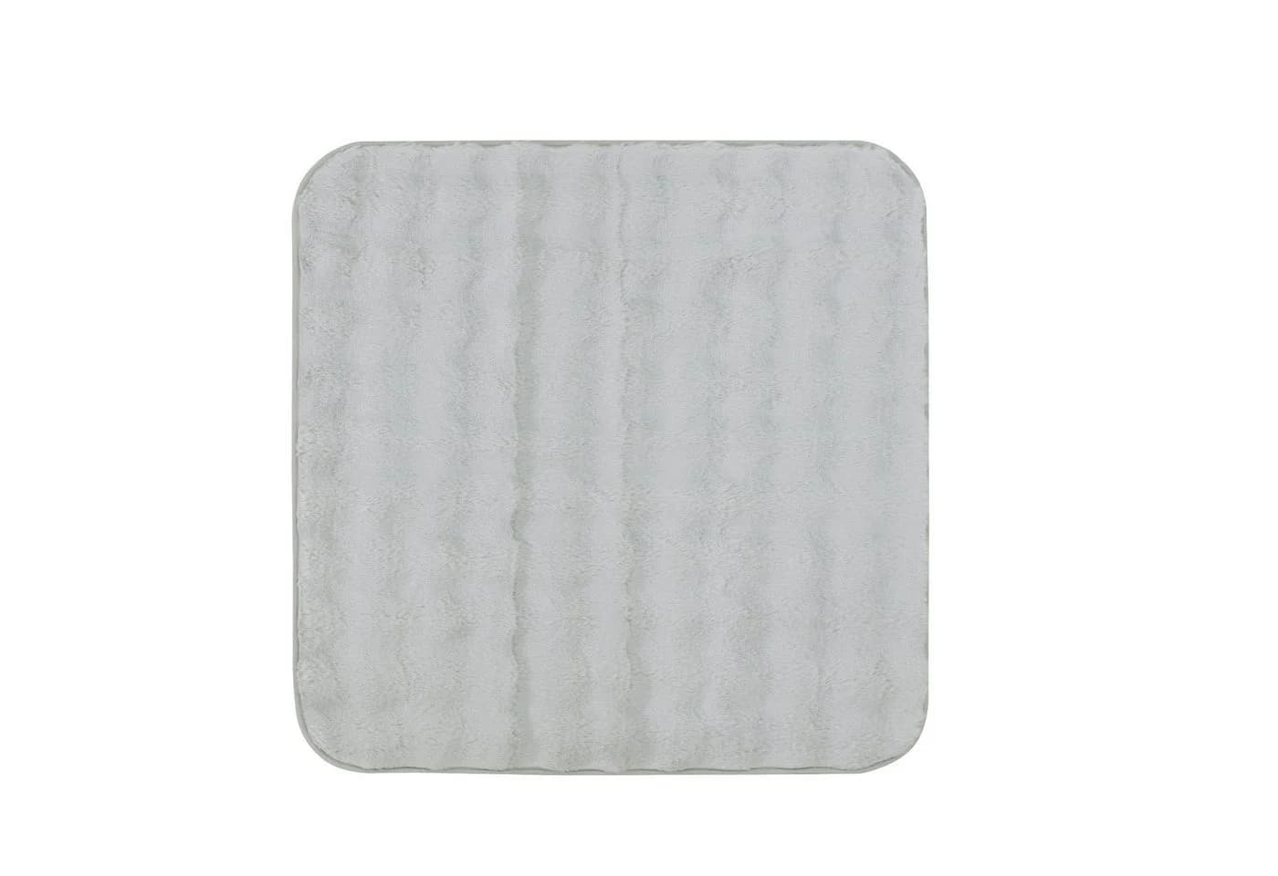 Delindo Lifestyle Sesselschoner Kuscheliger Webpelz Grau - Bild 3