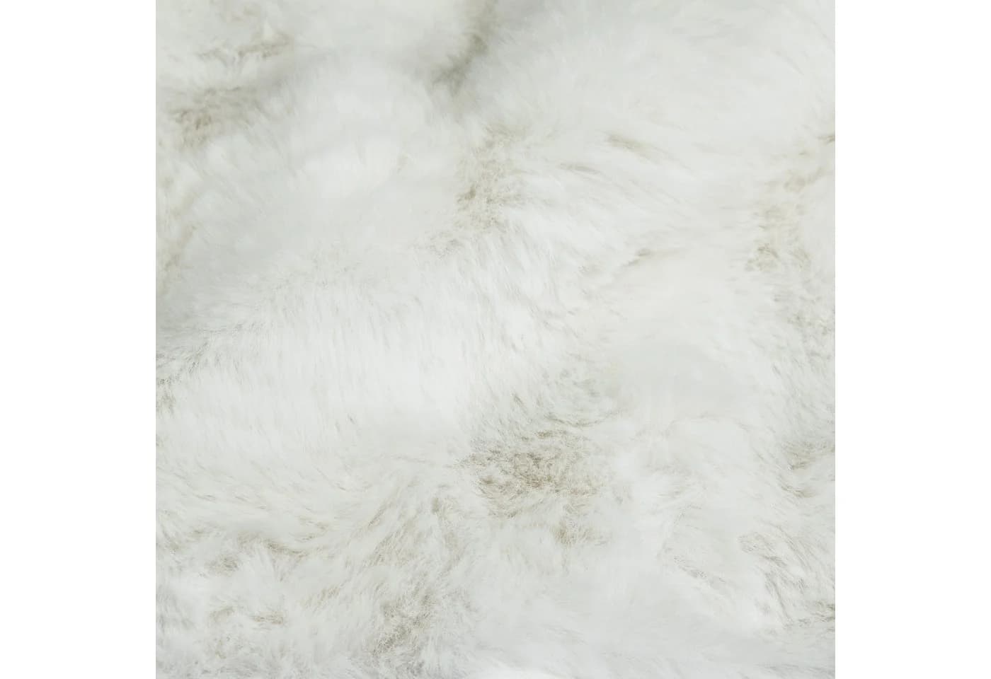 Delindo Lifestyle Sesselschoner Kuscheliger Webpelz Creme/Grau - Bild 5