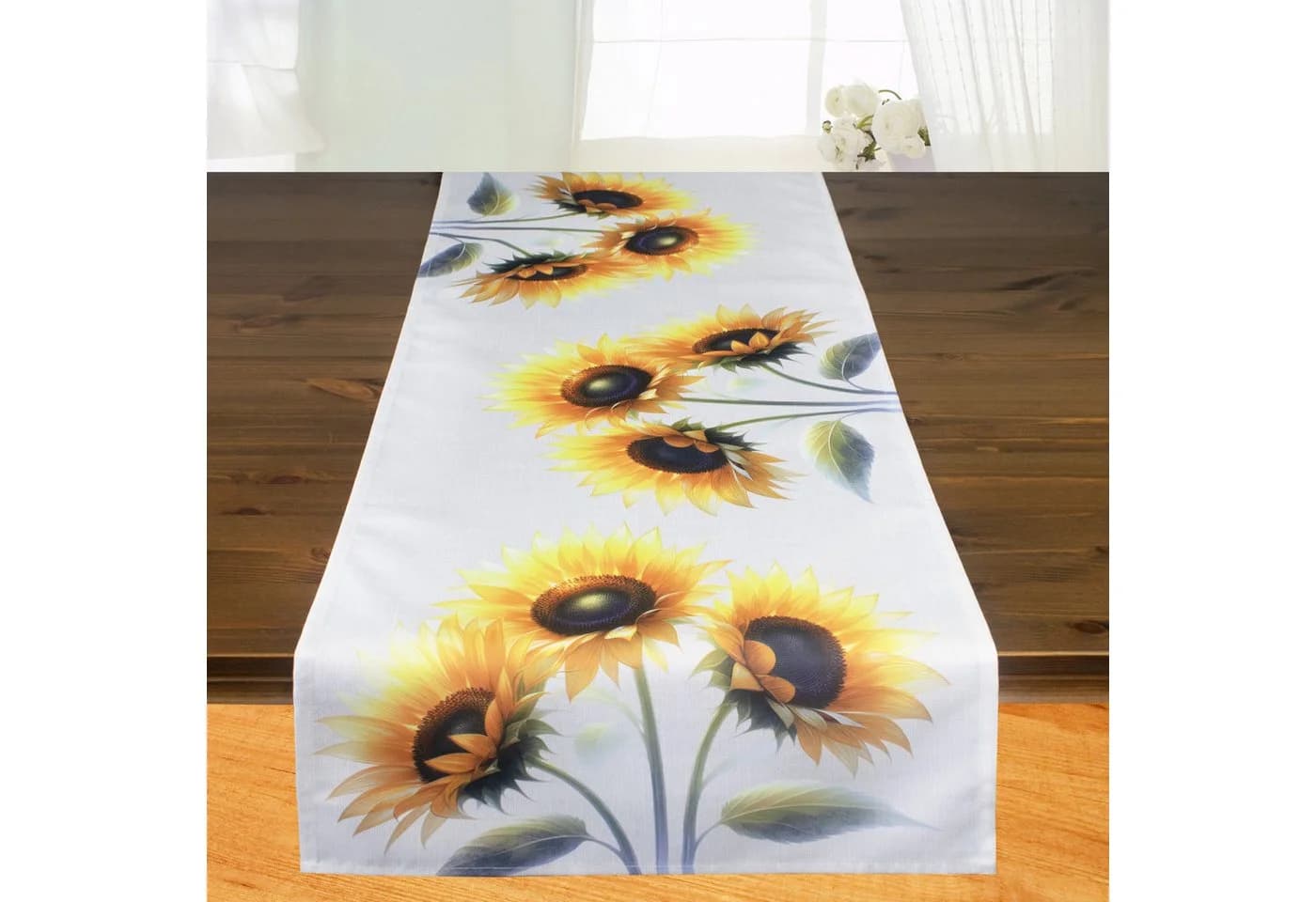Delindo Lifestyle Tischläufer Sonnenblumen 40x140 cm