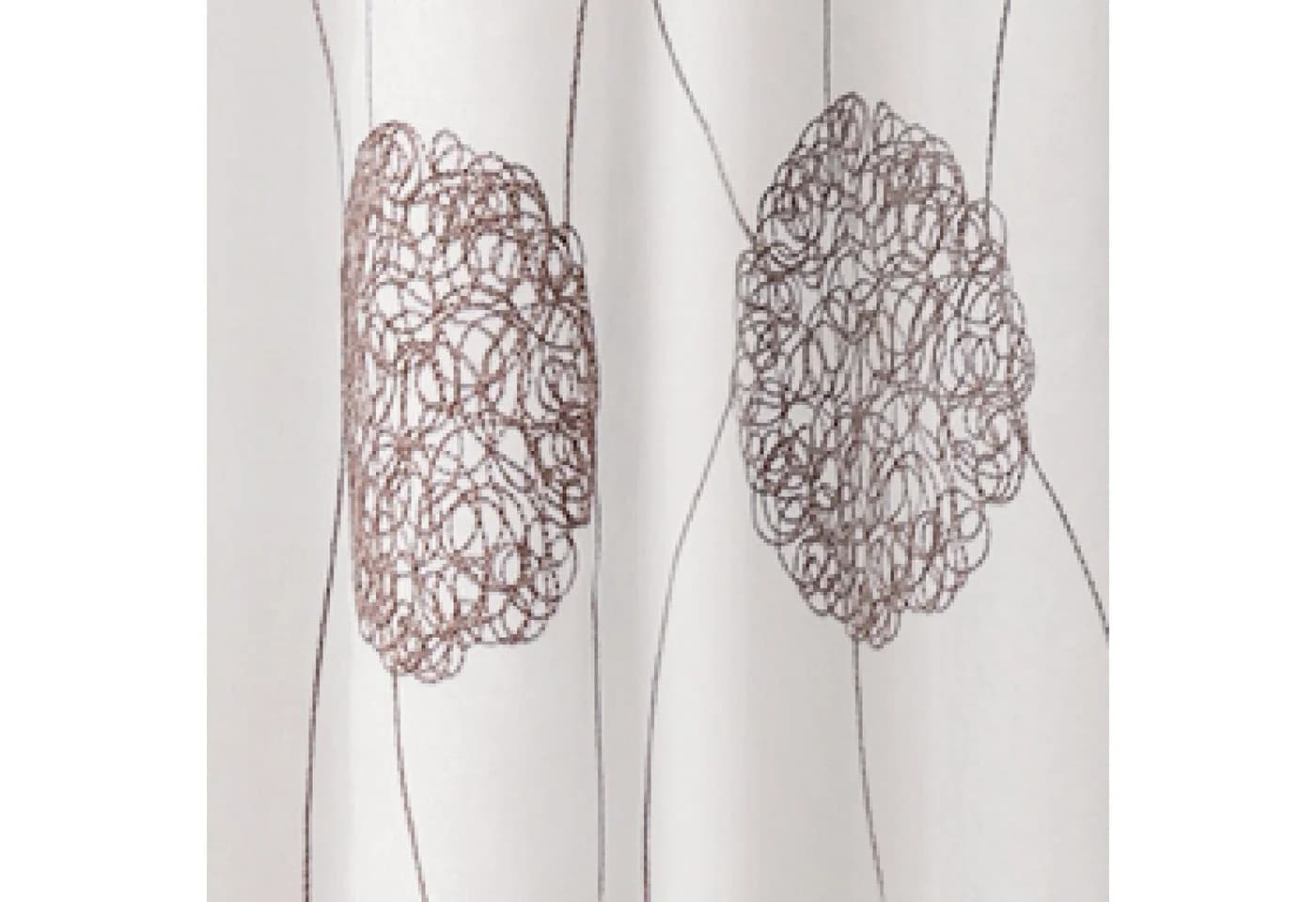 Delindo Lifestyle Gardine Serie Monique Kräuselband Beige Polyester