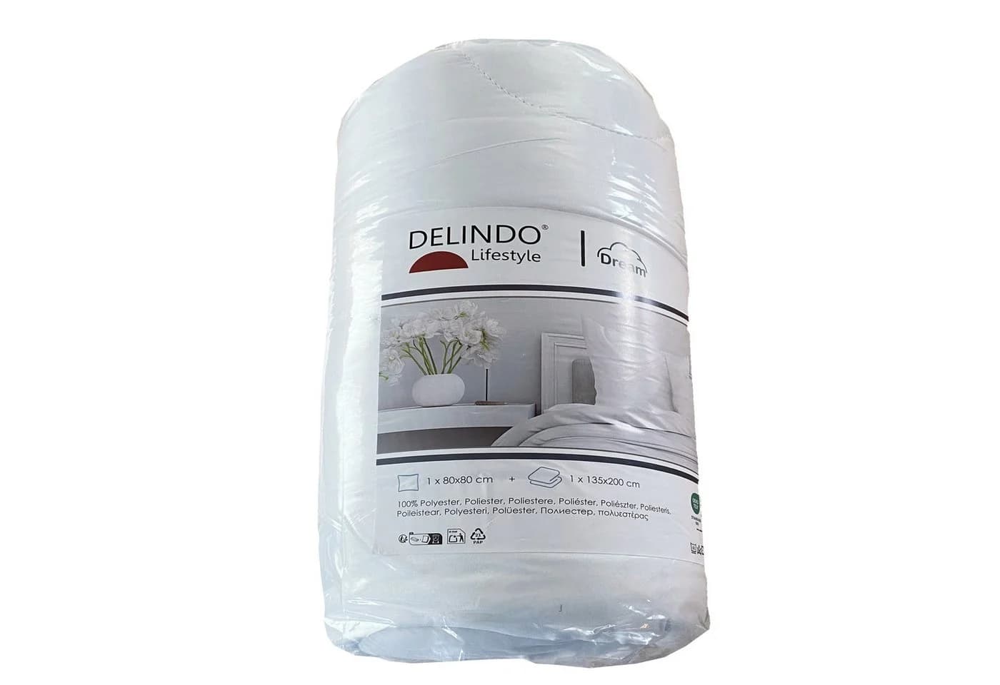 Delindo Lifestyle Sommer-Bettdecke mit Kopfkissen Set - Bild 4